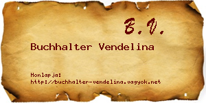 Buchhalter Vendelina névjegykártya